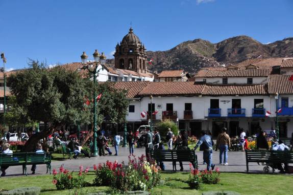 Plaza de Armas em Cusco, no Peru